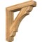 Ekena Millwork Olympic Craftsman Rough Sawn Bracket w/ Offset Brace, Western Red Cedar, 6"W x 30"D x 30"H BKT0604X30X30OLY04RWR - alternate 1